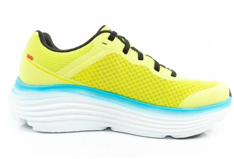 Vyriški Skechers Max Cushioning lengvi laimo spalvos bėgimo bateliai