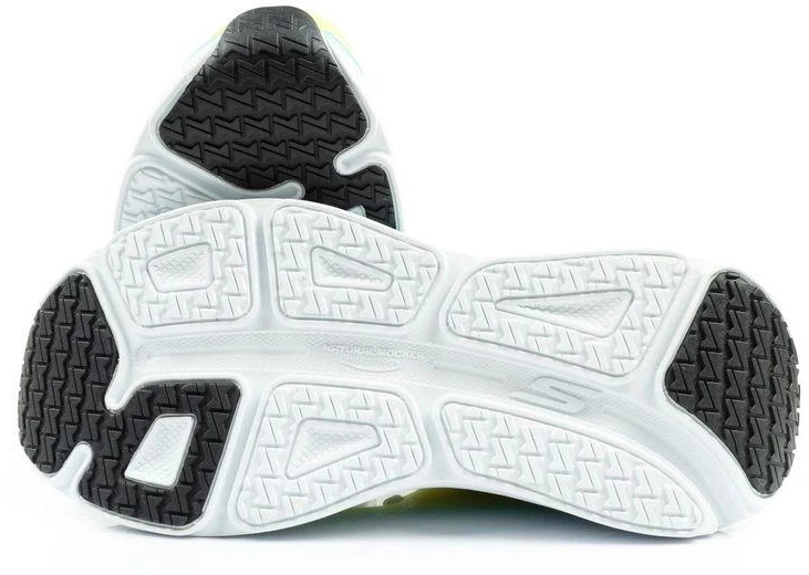 Vyriški Skechers Max Cushioning lengvi laimo spalvos bėgimo bateliai