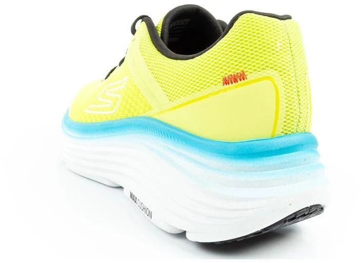 Vyriški Skechers Max Cushioning lengvi laimo spalvos bėgimo bateliai