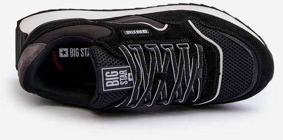 Vyriški sportbačiai Big Star NN174321 Memory Foam System Juodas