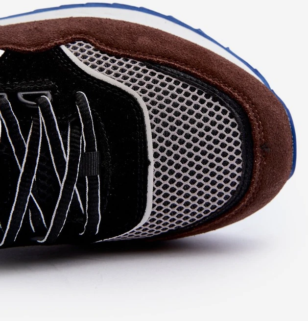 Vyriški sportbačiai Big Star NN174322 Memory Foam System Brown-Juodas