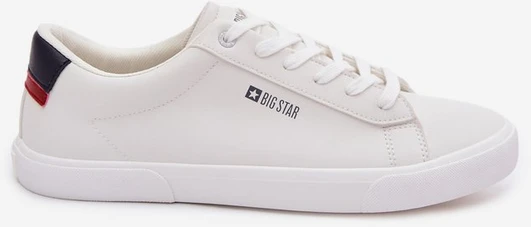 Vyriški sportbačiai iš dirbtinės odos balti Big Star