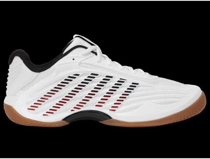 Vyriški sportbačiai K-Swiss HCE 3 Indoor, balti, juodi ir raudoni