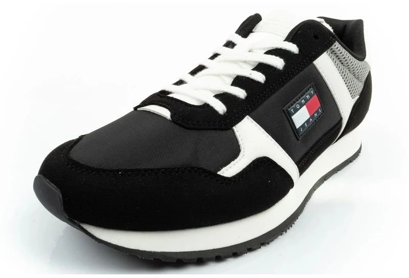 Vyriški sportbačiai Tommy Hilfiger TJM Runner Casual, juodi