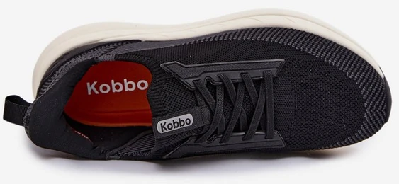 Vyriški sportiniai bateliai iš tekstilės Kobbo juodi