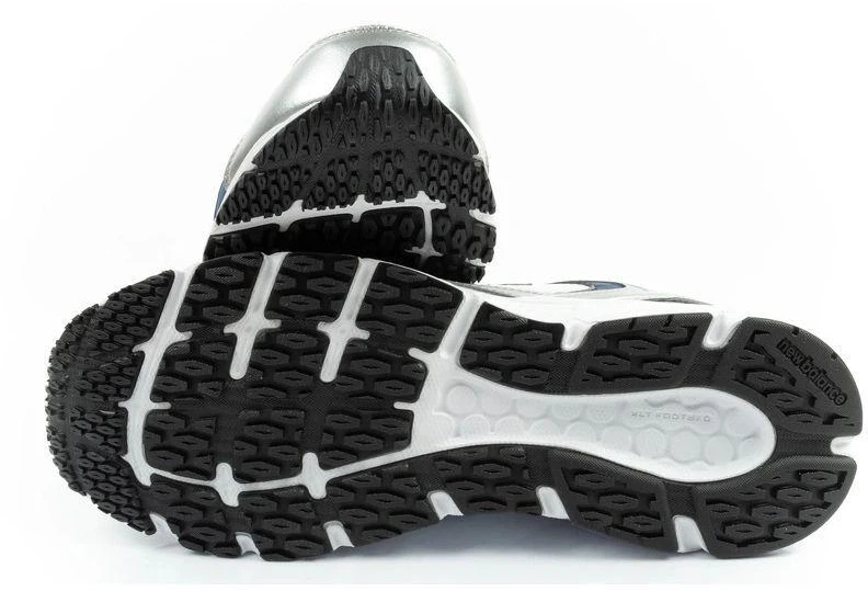 Vyriški sportiniai bateliai New Balance 408, madingi, patogūs, balti su sidabrinėmis detalėmis