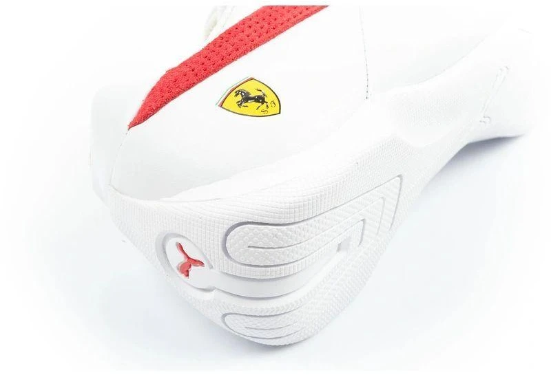 Vyriški sportiniai bateliai Puma Ferrari Future Cat, balti, iš natūralios odos, madingi