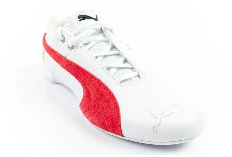 Vyriški sportiniai bateliai Puma Ferrari Future Cat, balti, iš natūralios odos, madingi
