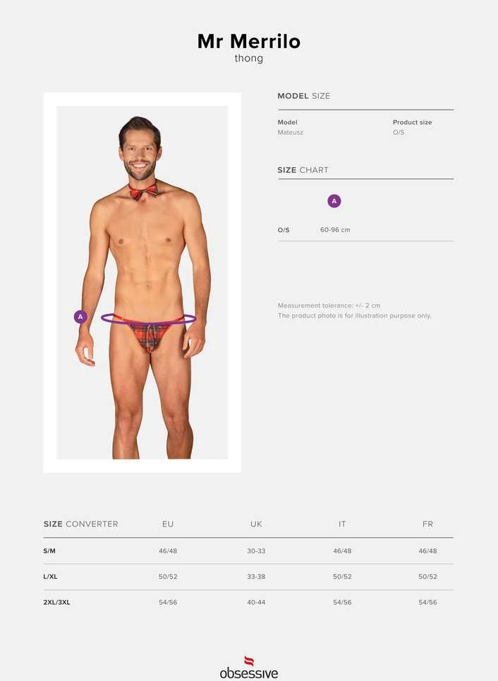 Obsessive Įkyrus – ponas Merrilo Thong O/S