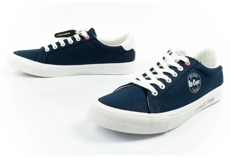 Vyriški suvarstomi kedai Lee Cooper, tamsiai mėlyni