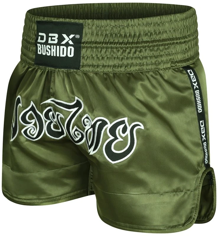 Vyriški Tailando bokso šortai DBX Bushido, chaki