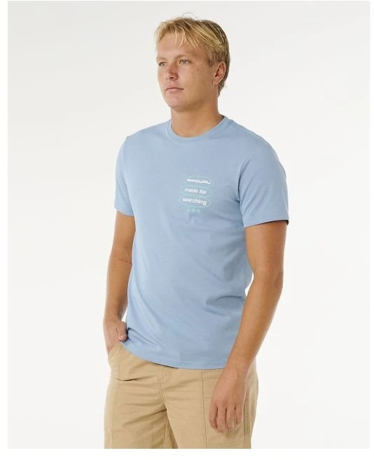 Vyriški techniniai marškinėliai Rip Curl Vaporcool Search 3 Stacks, mėlyni