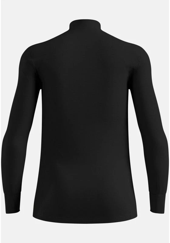 Odlo BL TOP vyriški marškinėliai su aukštu kaklu ir ilgomis rankovėmis ACTIVE WARM ECO, dydis M, juodas