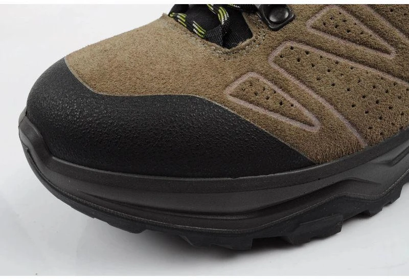 Vyriški trekingo sportbačiai Adapta Gore-Tex, odiniai, juodi žali, Aku