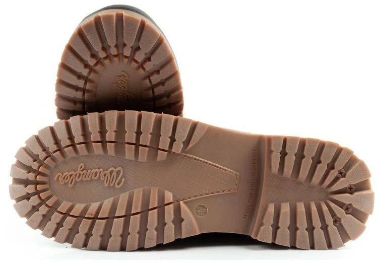 Vyriški Wrangler Arch batai, Chelsea tipo, elegantiškos tamsiai rudos odos