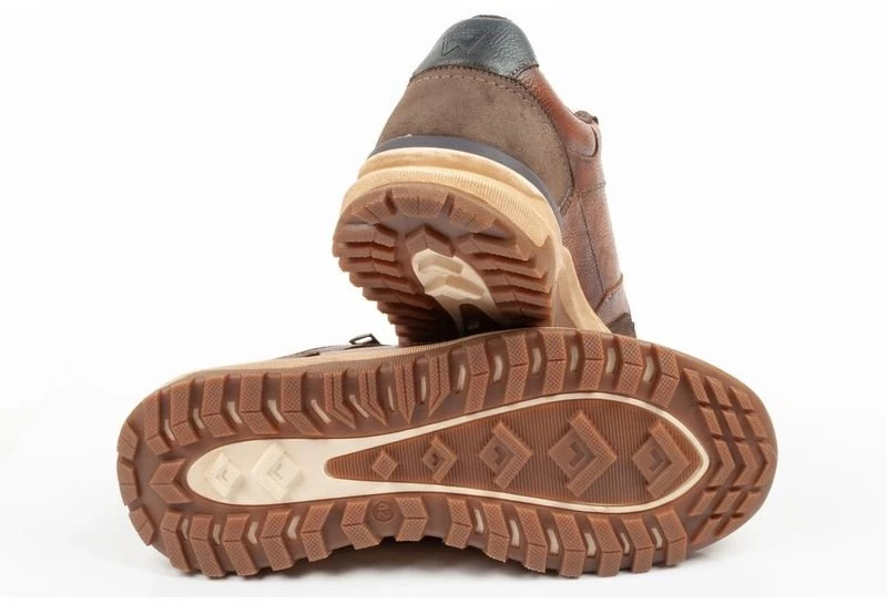 Vyriški žemi laisvalaikio sportbačiai Wrangler Wriv, rudi