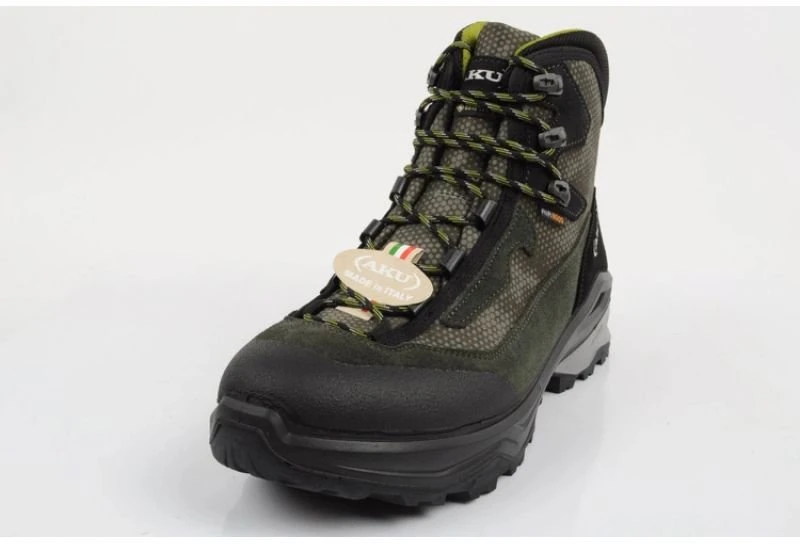 Vyriški žygio batai AKU Adapta su GORE-TEX, žali ir juodi