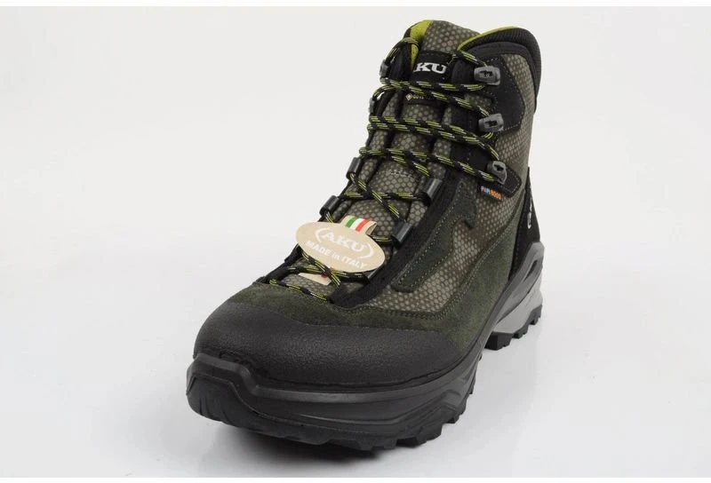 Vyriški žygio batai AKU Adapta su GORE-TEX, žali ir juodi