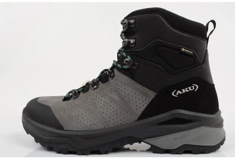 Vyriški žygio batai Aku Adapta su GORE-TEX, pilki, juodi ir žali