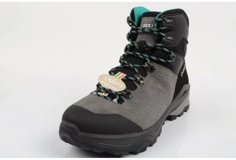 Vyriški žygio batai Aku Adapta su GORE-TEX, pilki, juodi ir žali