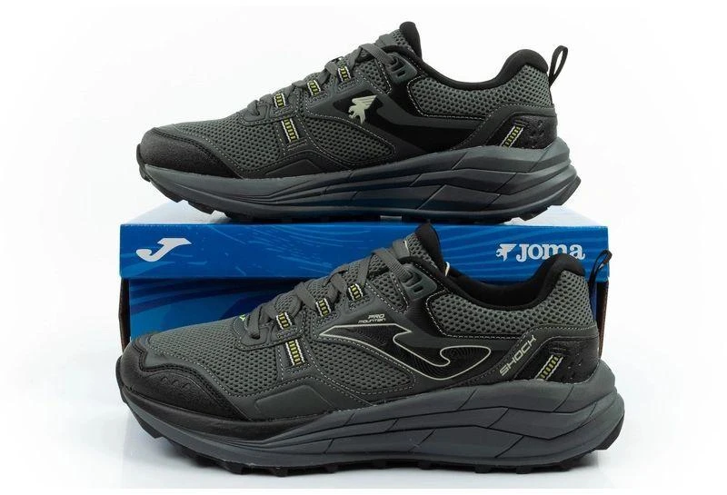 Vyriški žygio batai Joma Shock, sportiški, skirti bekelei, patvarūs, juodi