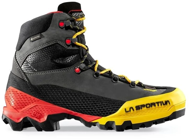Vyriški žygio batai La Sportiva Aequilibrium LT GTX, juodi ir geltoni