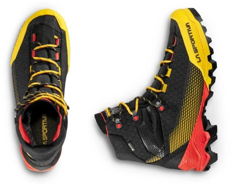 Vyriški žygio batai La Sportiva Aequilibrium ST GTX, juodi ir geltoni