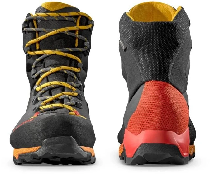 Vyriški žygio batai La Sportiva Aequilibrium Trek GTX, tamsiai pilki ir geltoni