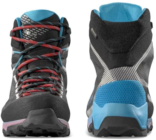 Vyriški žygio batai La Sportiva Aequilibrium Hike GTX, tamsiai pilki ir ryškiai mėlyni
