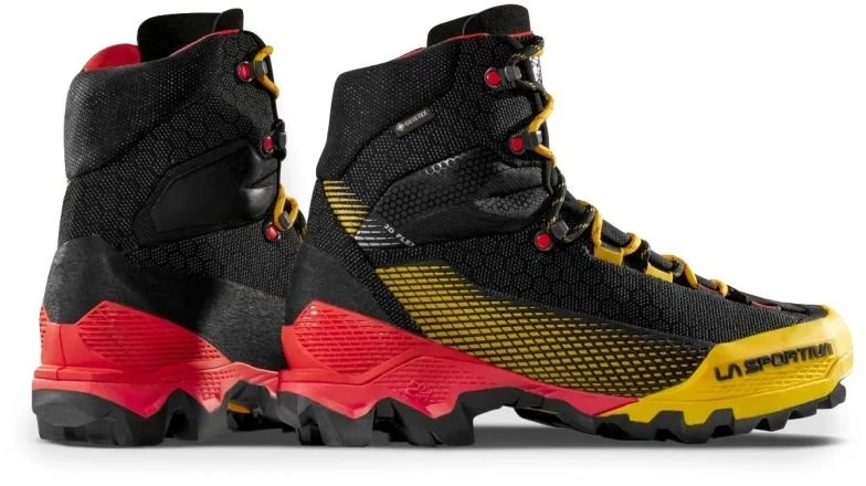 Vyriški žygio batai La Sportiva Aequilibrium ST GTX, juodi ir geltoni