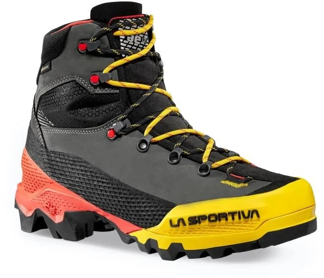 Vyriški žygio batai La Sportiva Aequilibrium LT GTX, juodi ir geltoni