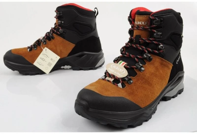 Vyriški žygio batai su GORE-TEX AKU Adapta, juodi ir rudi