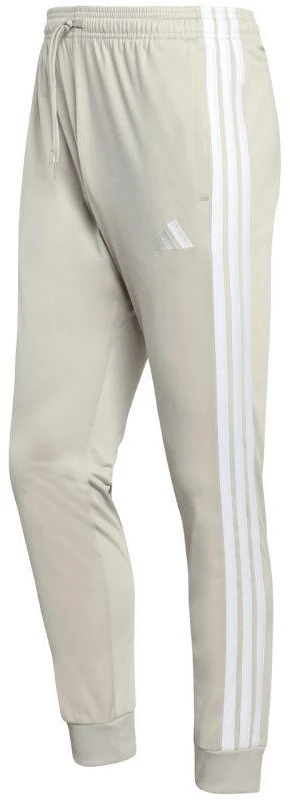 Vyriškos adidas 3-juosčių trikotažinės kelnės klasikinio kirpimo, smėlio spalvos JY7721
