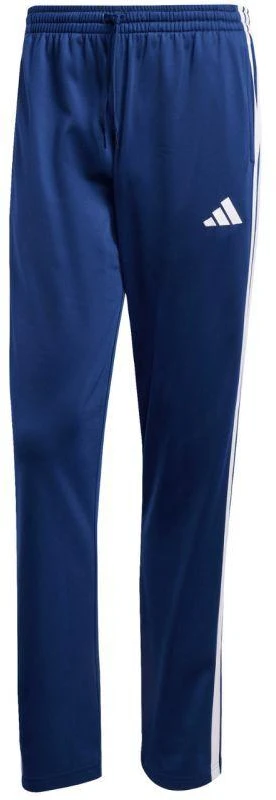 Vyriškos adidas 3-juostelių trikotažinės kelnės su atviru kraštu, klasikinis kirpimas, mėlynos JI8803