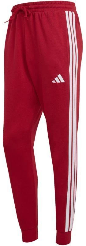 Vyriškos adidas Essential 3-Stripes French Terry bordo spalvos kelnės KR2702