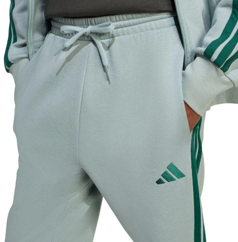 Vyriškos adidas Essentials 3 juostelių flisinės kelnės Mėtinės KD4836