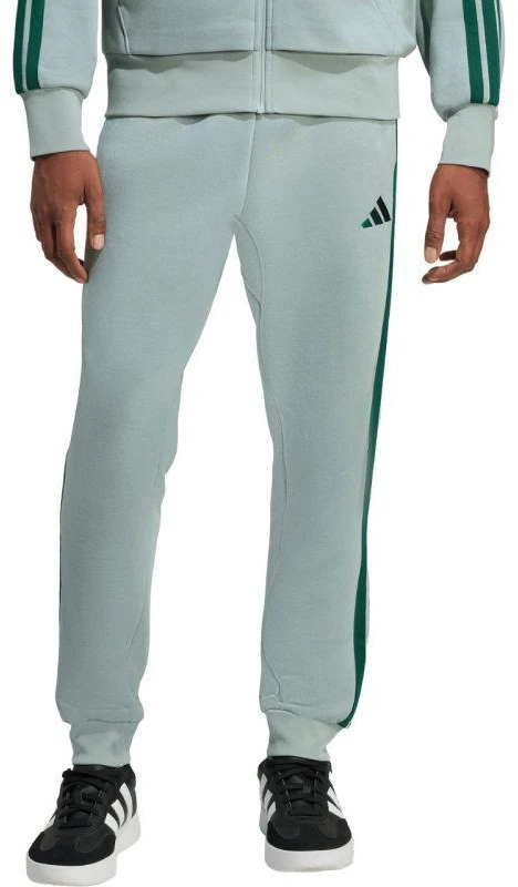 Vyriškos adidas Essentials 3 juostelių flisinės kelnės Mėtinės KD4836
