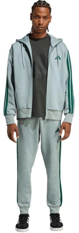 Vyriškos adidas Essentials 3 juostelių flisinės kelnės Mėtinės KD4836