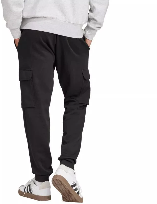 Vyriškos adidas Essentials Feelcozy Fleece Cargo kelnės, juodos JE3820