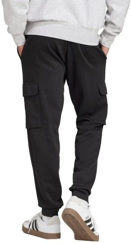 Vyriškos adidas Essentials Feelcozy Fleece Cargo kelnės, juodos JE3820