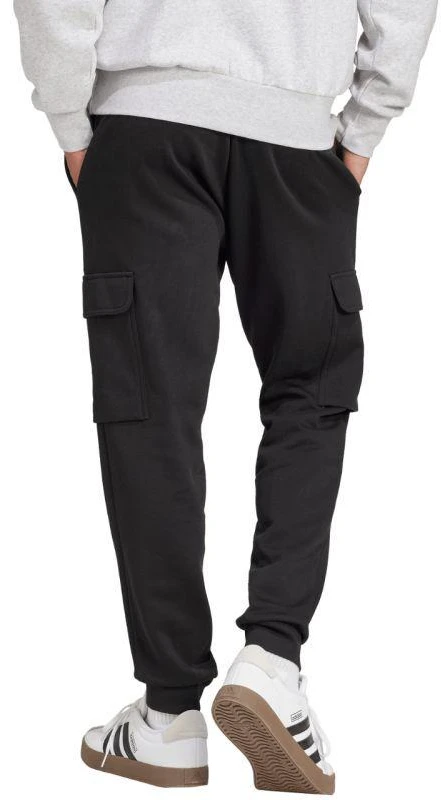Vyriškos adidas Essentials Feelcozy Fleece Cargo kelnės, juodos JE3820