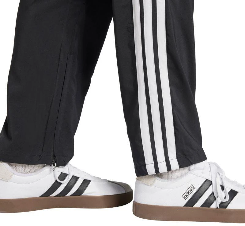 Vyriškos adidas Essentials Stanford kelnės su atvirais galais, juodos JC8491