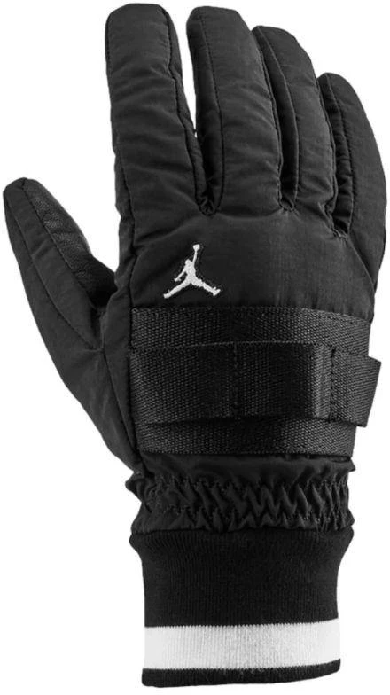 Vyriškos Air Jordan M Tg izoliuotos pirštinės žiemos sportui, juodos - J.100.4350.008