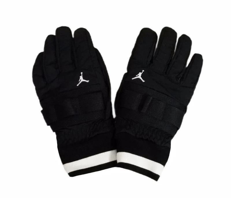 Vyriškos Air Jordan M Tg izoliuotos pirštinės žiemos sportui, juodos - J.100.4350.008