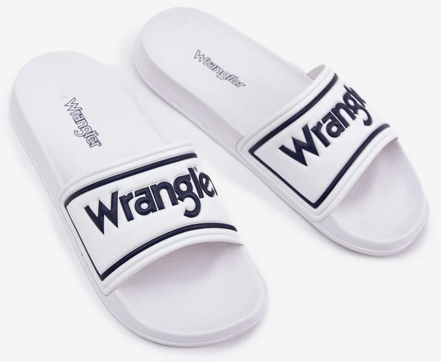 Vyriškos baltos WRANGLER šlepetės