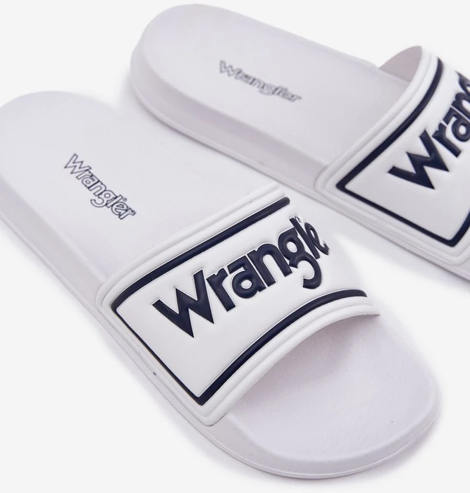 Vyriškos baltos WRANGLER šlepetės