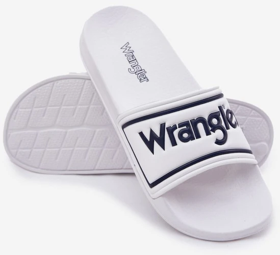 Vyriškos baltos WRANGLER šlepetės