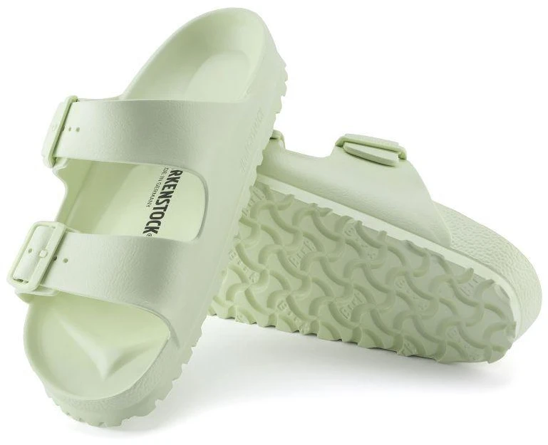 Vyriškos Birkenstock Arizona Essentials EVA „Faded Lime“ spalvos putplasčio šlepetės plačiai pėdai (1024571)