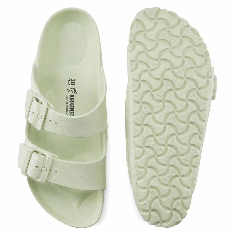 Vyriškos Birkenstock Arizona Essentials EVA „Faded Lime“ spalvos putplasčio šlepetės plačiai pėdai (1024571)