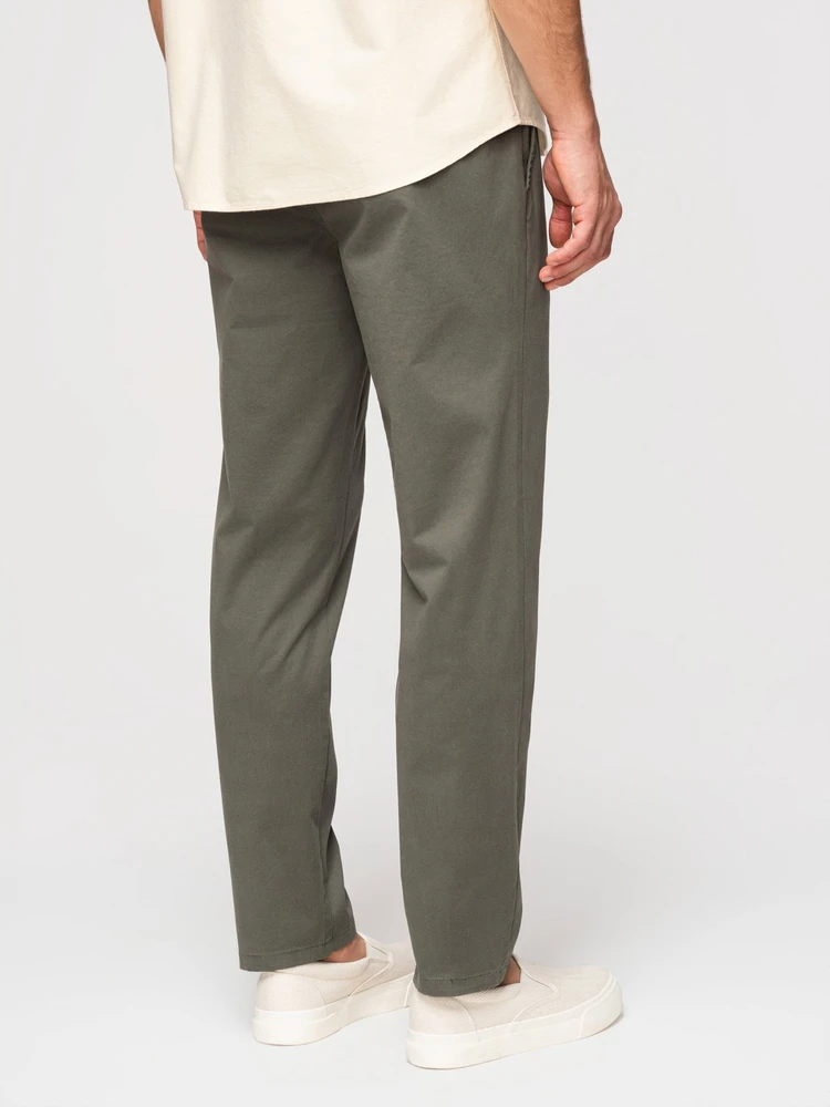 Vyriškos chaki chino kelnės regular fit